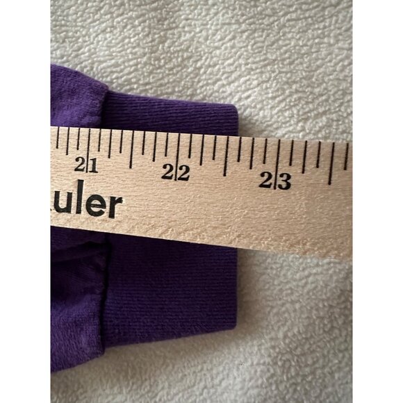 NFL Team Apparel Vikings Adrian Peterson Men's XL Purple Long Sleeve T-Shirt Tee - Picture 9 of 10